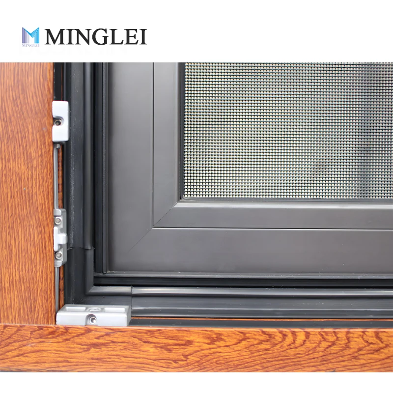 product minglei double glazed aluminum frame sliding windows 3 tracks sliding window-63