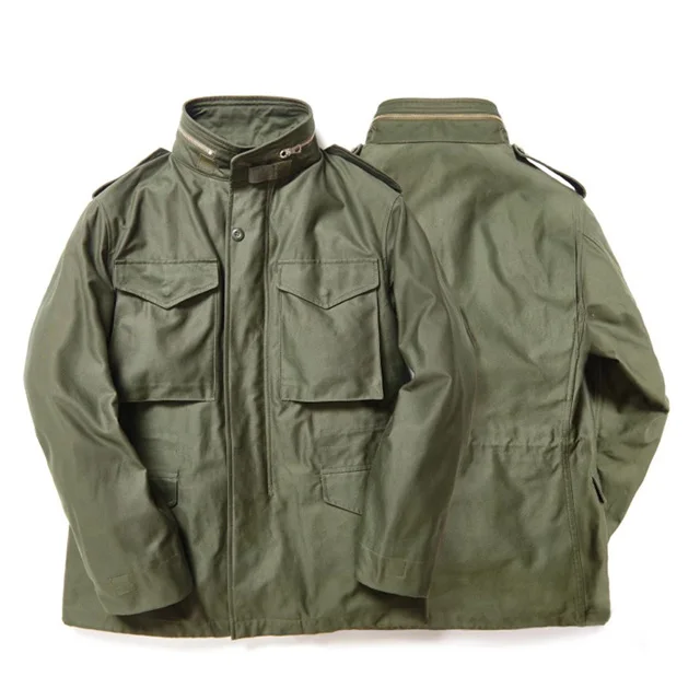 OEM AMY-M65 Battlefield Jacket Multi-functional Military-style Vintage Jacket for Men and Women With Hats