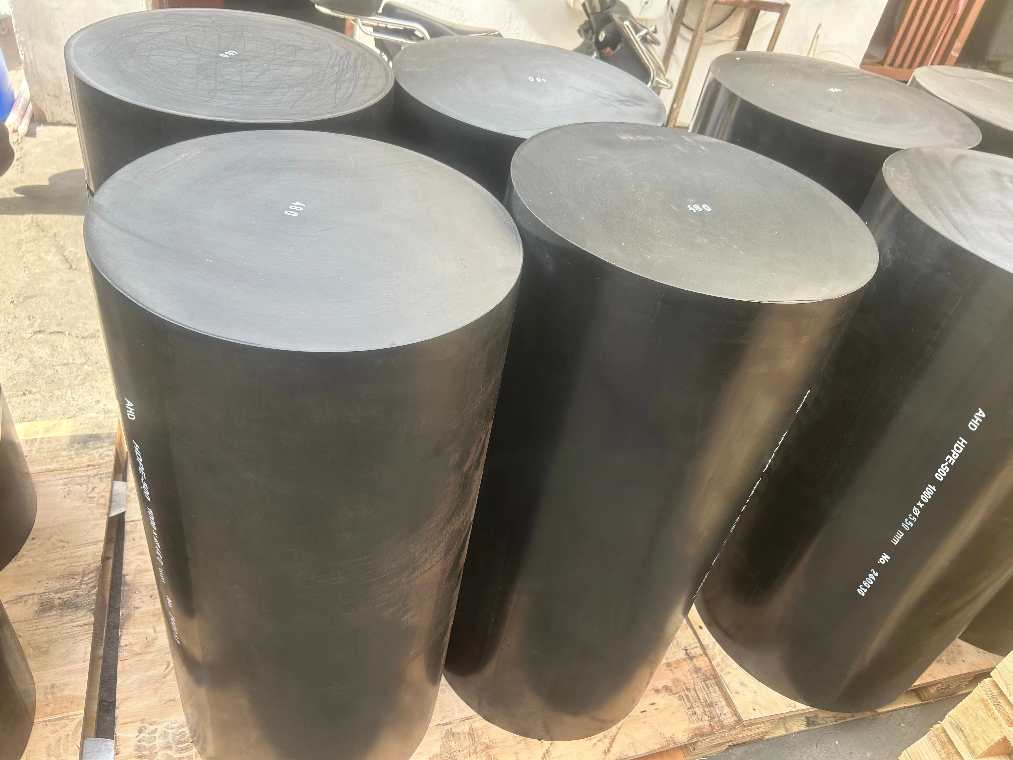 H D P E PLASTIC ROD 40 Mm Diameter X 500 Mm,1/2 A Metre Long WHITE COLOR | Australia - Foto 6