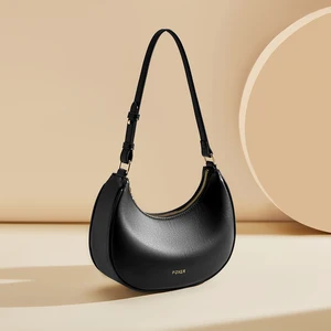 Customized Logo 2026 New Fashion Elegant Female PU Leather Purse and Handbag Ladies Hand Bag Women Shoulder Bags Underarm Bag