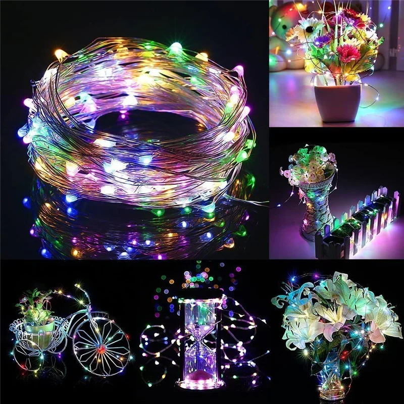 Waterproof With 13 Keys Remote Control Fairy Lights Battery Operated 8