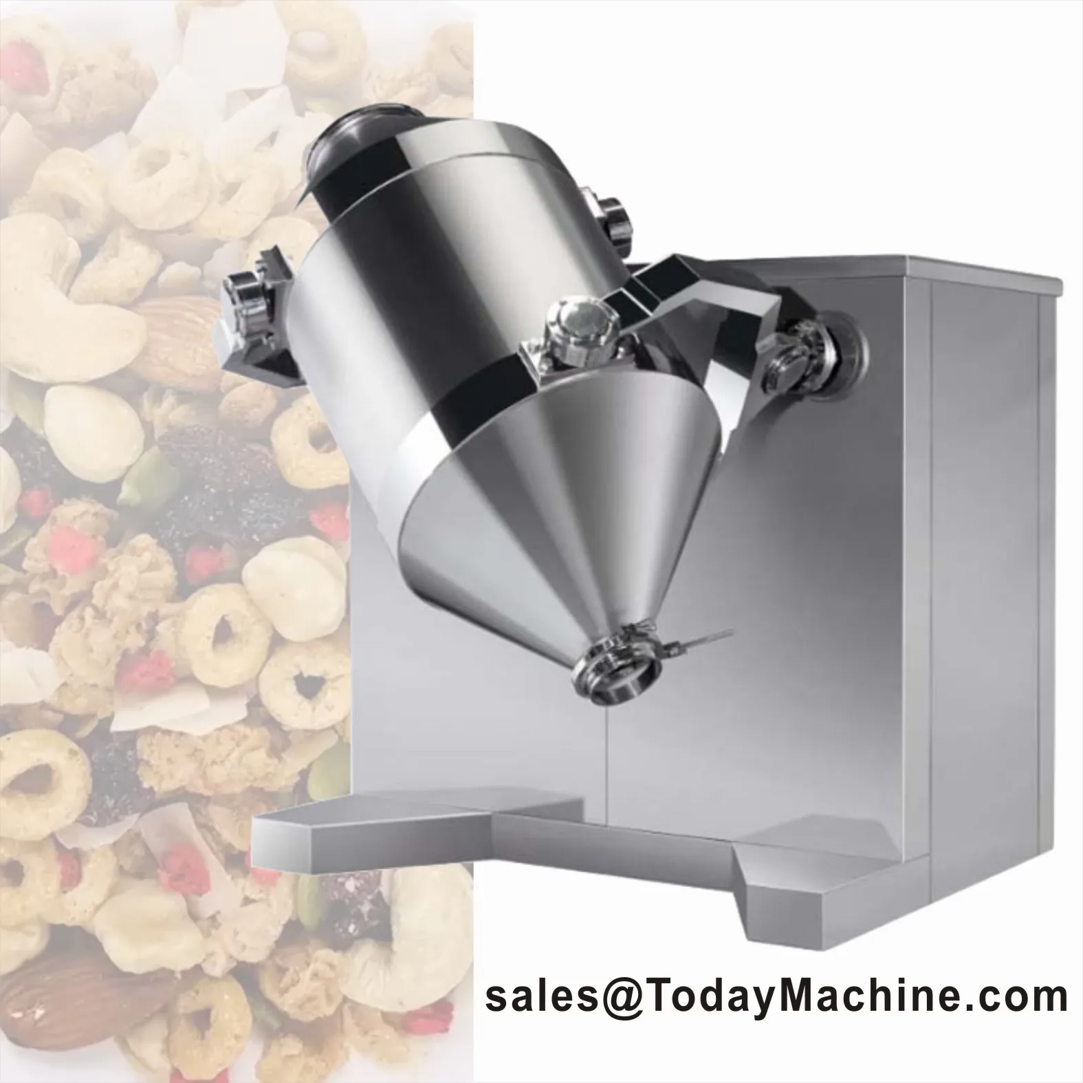 Dry Powder Blender Tobacco Mixer Fertilizer 3d Mixing Machine