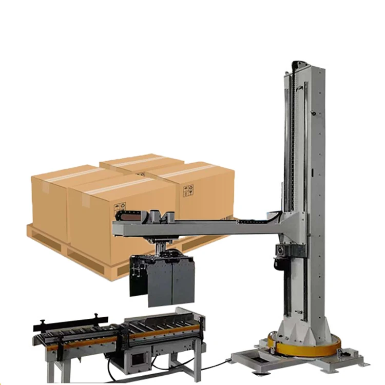Fully Automatic Machinery Robotic Column Palletizer 20kg Bags Factory Robotic Palletizer Machine Pallet Stacking Robots