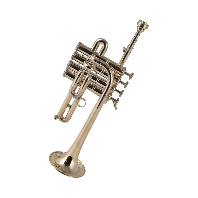 high quality piccolo trumpet brass trumpet bb a sliverplated