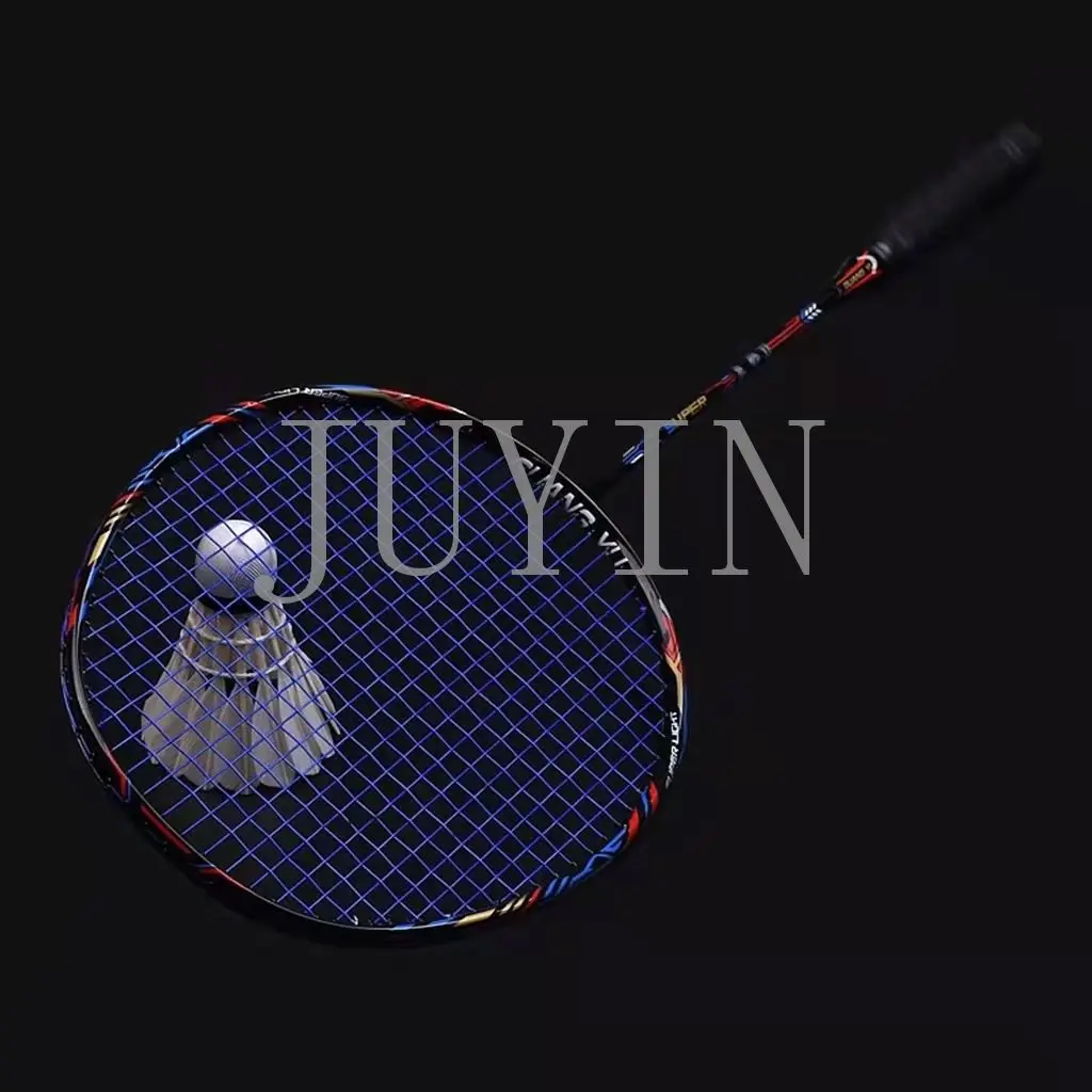 Профессиональная ракетка для бадминтона из углеродного волокна, 32 фунта