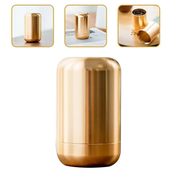 Custom Portable Travel Tea Tin Canister Coffee Sugar Storage Jar Airtight Sealed Kitchen Condiment Container Empty AluminumTins supplier