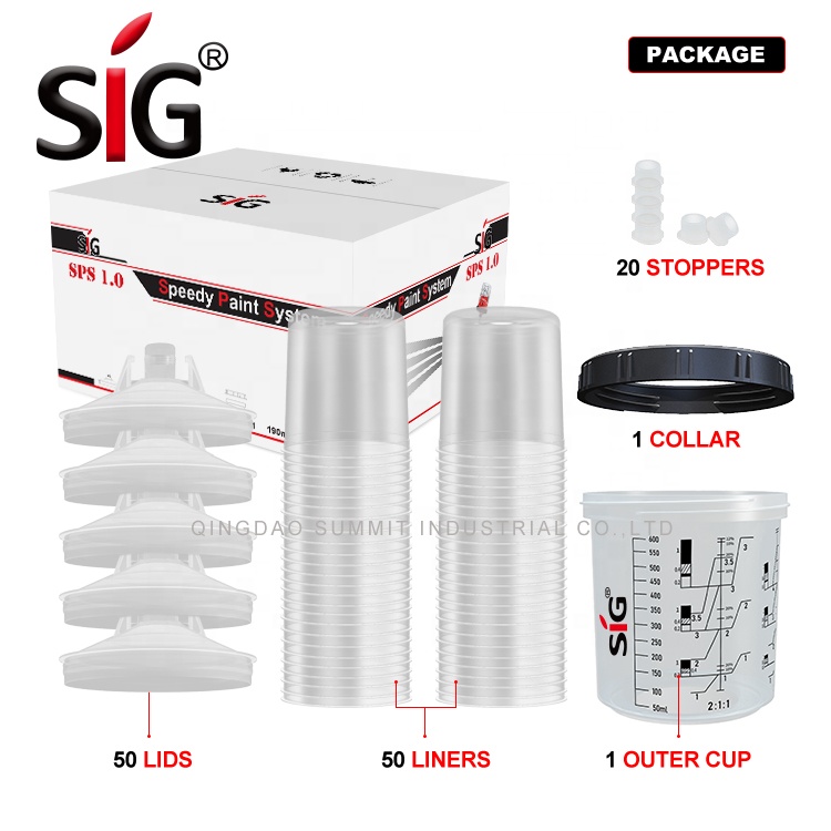 
Производство стаканчиков pps с черным кругом, подходящим к любой чашке с распылителем 