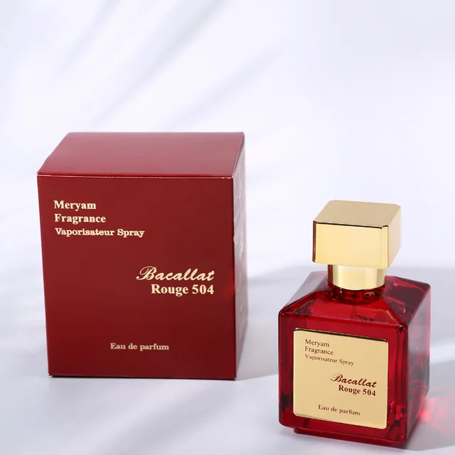 QAHLA Women's 70ml Q Version Red for Baccarat Perfume Long-Lasting Rose Ebony Agarwood Fragrance for Daily Use Cross-Border