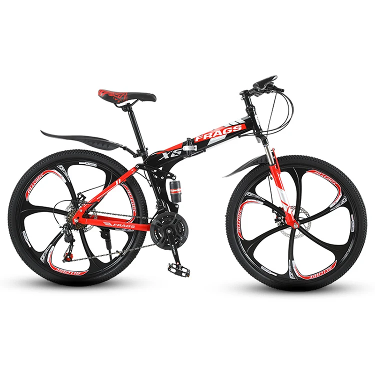 Wholesale OEM ODM factory customized 21 24 27 30 speed mtb folding Full suspension Bicycle Mountain Bike