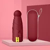 Round 50% off 6 ribs + box in burgundy color
