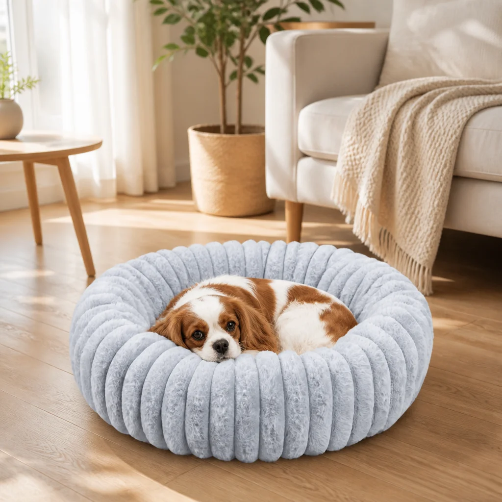 Rabbit Fur Plush Pet Nest Bed — Product details 2