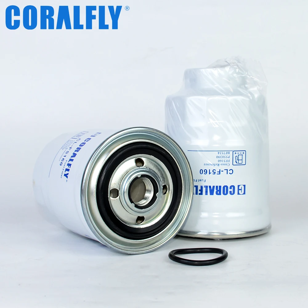 CORALFLY Truck Diesel Engine Fuel Filter FF5160 P550390 BF7534 ...