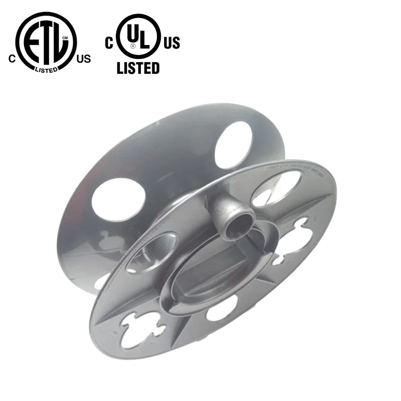 Plastic Cable Reel,Retractable Extension Cord Reel With Center Spin Handle