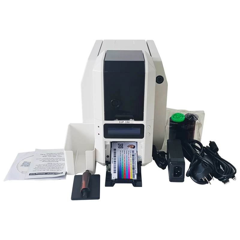 Printer with Single Sided Hologram Function Pvc Id Card Printer That Prints Student Member Employee Business Cards