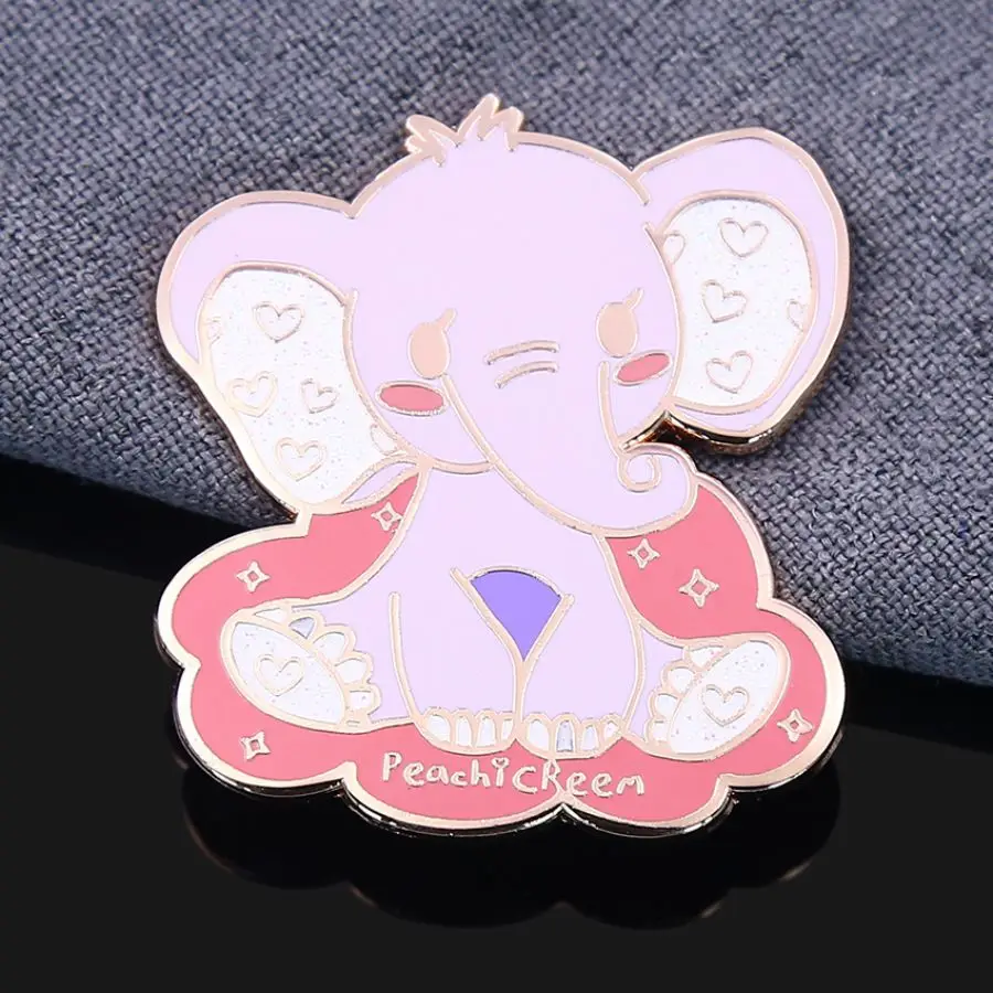 Enamel Pins Custom Wholesale Manufacturer Metal Funny Cute Gold Anime Brooch Badge Soft Hard Lapel Enamel Pins With Logo