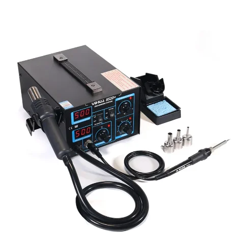 High Quality Yihua 858d Ac 220v Led Display Adjustable Temperature Hot Air Gun For Mobile Repair YIHUA858D
