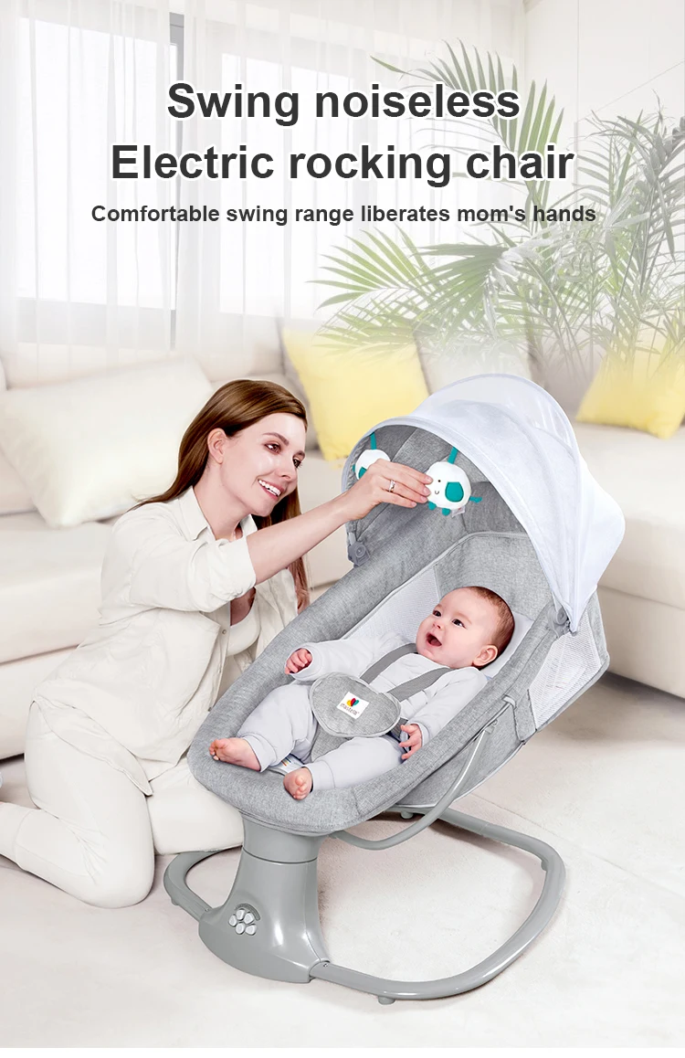 Cheap Safety New Born Automatic Cradle Swing Baby Electric