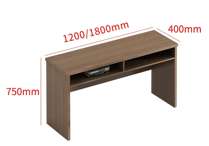 Modern Design Training Table and Chair Set Long Wooden Panel Negotiation Table for Employee Training Office Furniture
