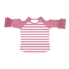 Dusty Pink White Stripe