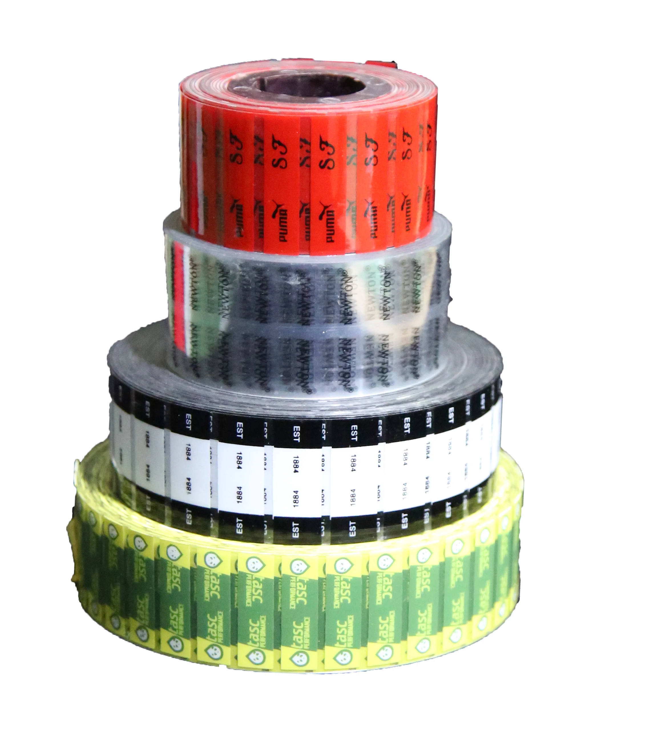 Credit Ocean Transparent Colored Printed Biodegradable Shoe Lace Plastic Cellulose Acetate Shoelace Handbag Lace Tipping Film