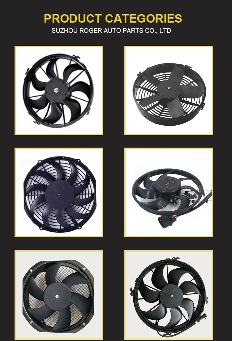 Rgfrost Hvac Auto Radiator Electric Cooling Fan Motor Prices For Modern