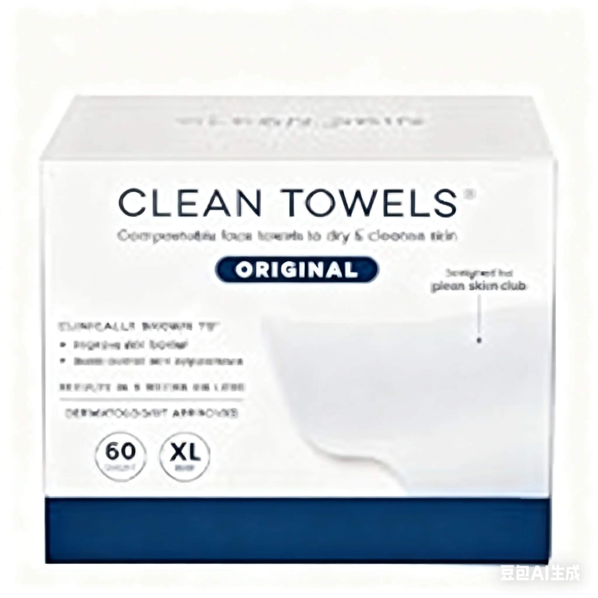 Wholesale Oeko-tex 100 100% USDA Biobased Face Towel  XL  Disposable Face Towelette Dry Wipes