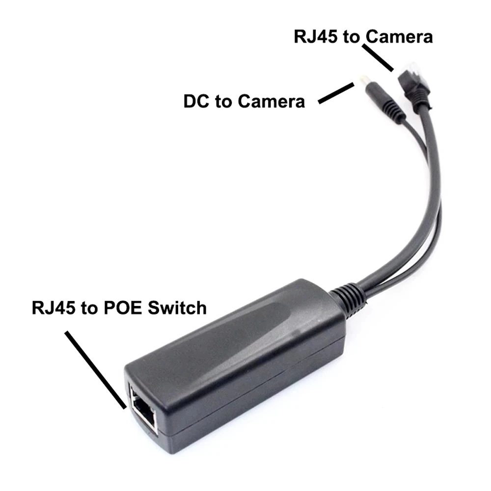 Новый разветвитель Techage Power Over Ethernet IEEE802.3at/af 12 В/1,2 А 24 Вт Мини POE разветвитель для IP-Камеры PoE