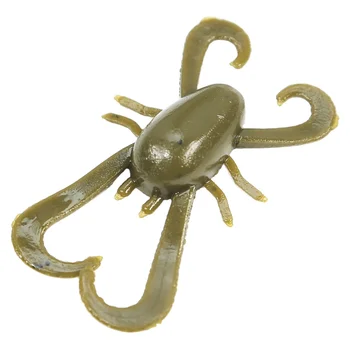 Exit 42cm Stainless Steel 8-Piece Mini Flowing Shrimp Floating Upside-Down Soft Bait Jig Head Hook for Bass Fishing – Soft Lure – view 5