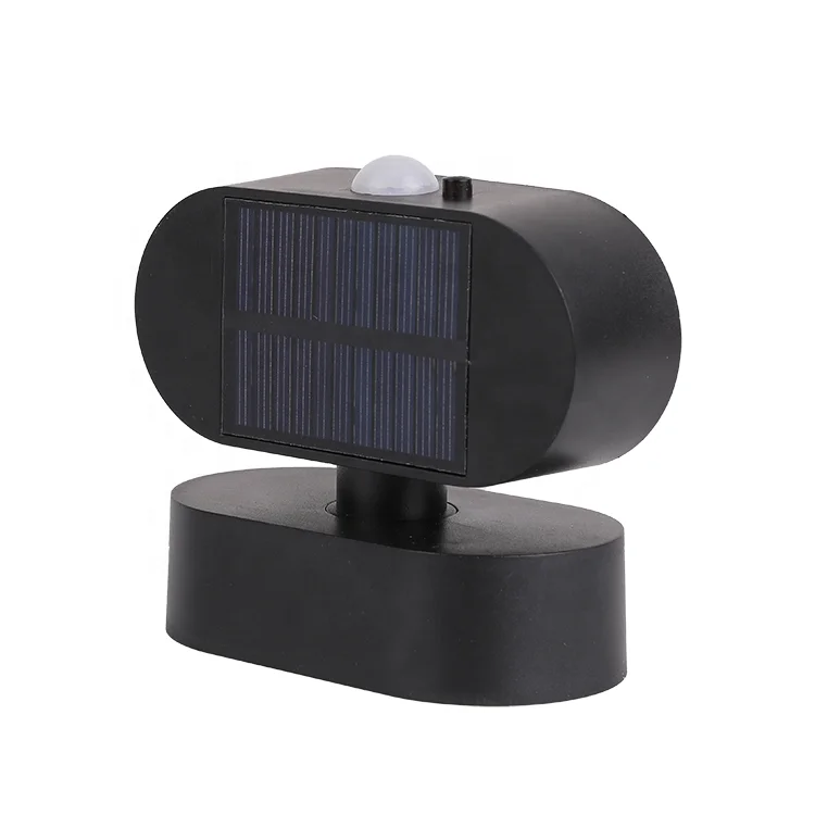 Unique Design Patent Rotatable Sensor Security Solar Motion Sensor Wall Night Light