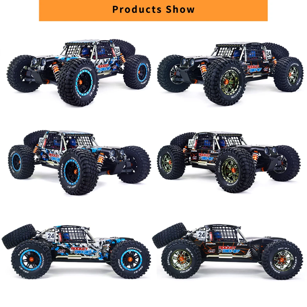 ranchanです(^^) HOSHI DBX-07 1/7 Scale RC Desert Truck - 80km/h Power & Fun