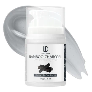 OEM Private Label Natural Charcoal Bubble Black Mask Salicylic Acid Purifying Anti-Acne Pore-Cleansing Bubble Facial Mask Face