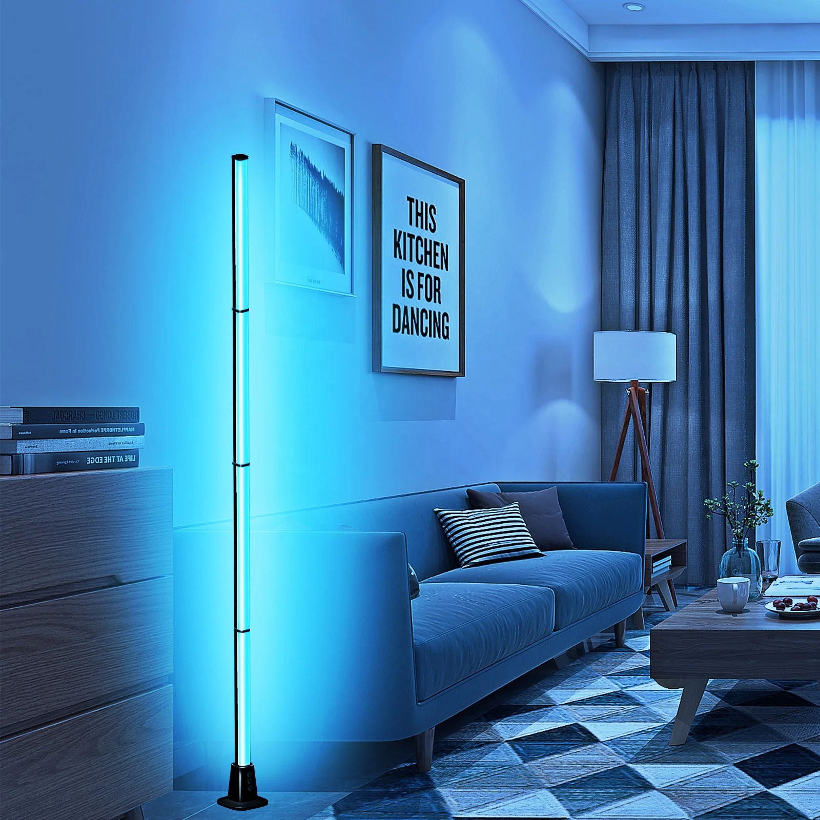 Lampada Da Terra LED 12W Con Telecomando - 4 Temperature Colore, Dimmerabile, Timer, Per Soggiorno E Camera