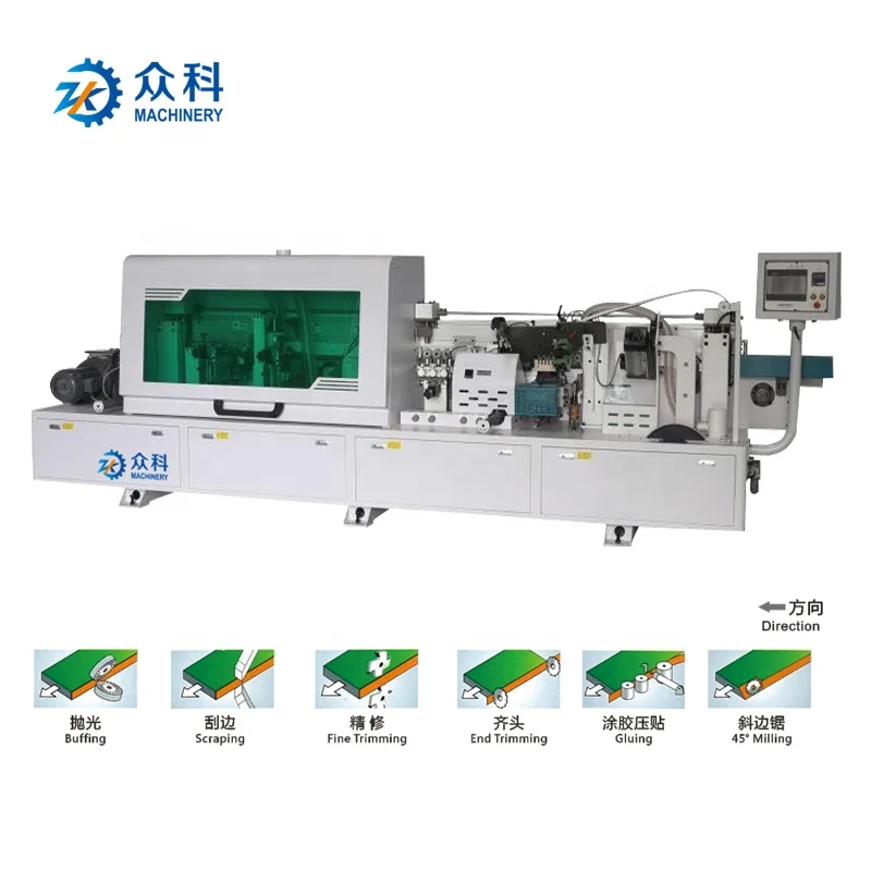 Bevel Edge Banding Machine PVC Veneer 45 Degree Automatic Feed Edge Bander