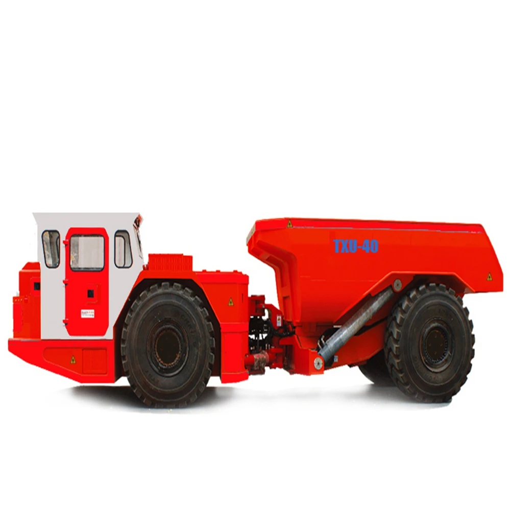 TU-40 Diesel Engine Underground Haul Dump Mining Truck For Underground Metallic Mining