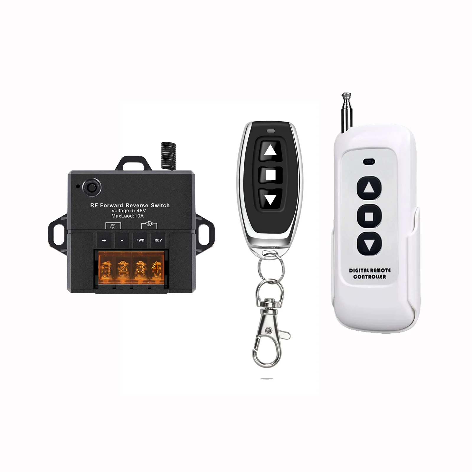 Mini 12v Dc Motor Controller Forward Reverse Switch 12v Wireless Up