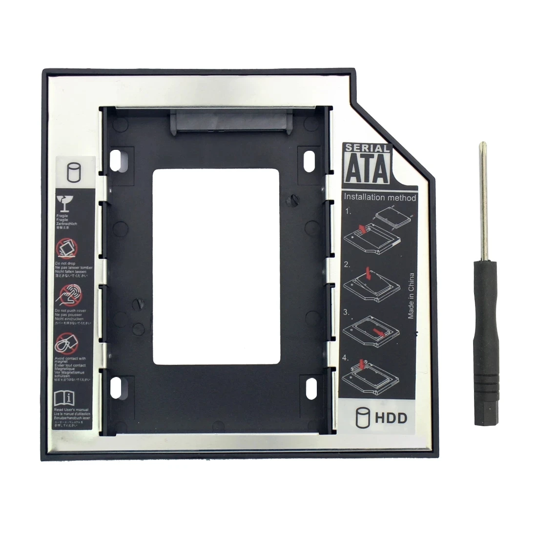 tidligste Lave om Mentor Source 12.7mm SSD Adapter SATA 3.0 HDD Hard Disk Drive CD-ROM Bracket 2.5"  Laptop HDD Caddy Adapter Internal Enclosure for Computer PC on m.alibaba.com