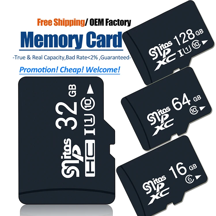Custom Logo Original Wholesale Real Capacity Memory Card 10PCS 32GB 16GB  8GB 64GB 128GB 256GB SD TF Card Class10 U1 U3 SD - AliExpress