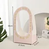Flower Basket (pink)/White cardboard