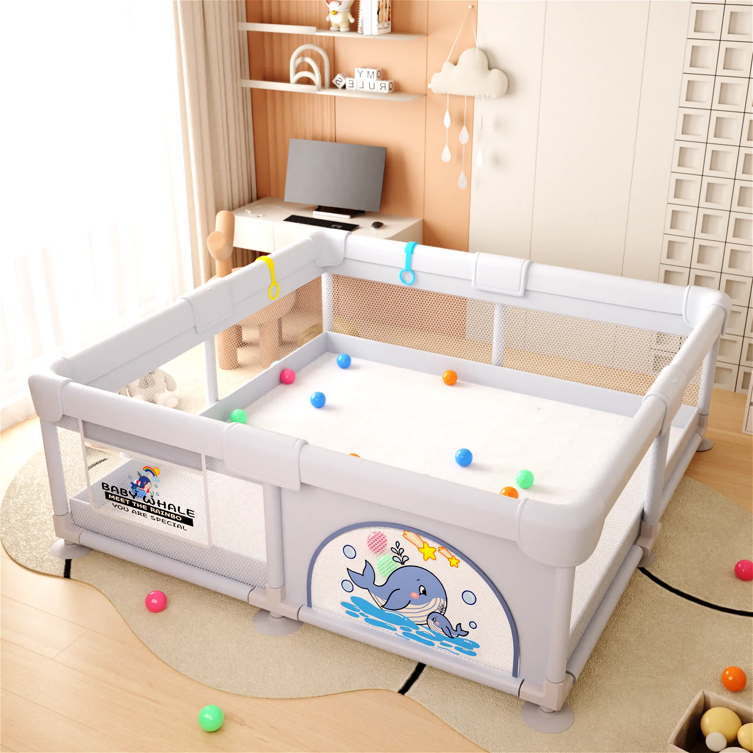 High Quality Modern Design Indoor Baby Playpen Foldable Baby Play Fence ...
