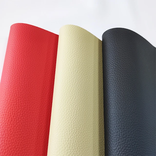 Various Pattern Vinyl Auto PVC Rexine Leather Stock Lot for Sofa