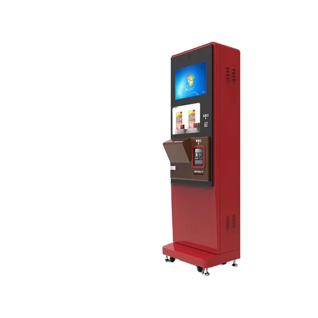 21.5 Inch Touch Screen Self Service Sports Betting  Terminal Machine Payment Kiosk With Ticket Printer Card Reader