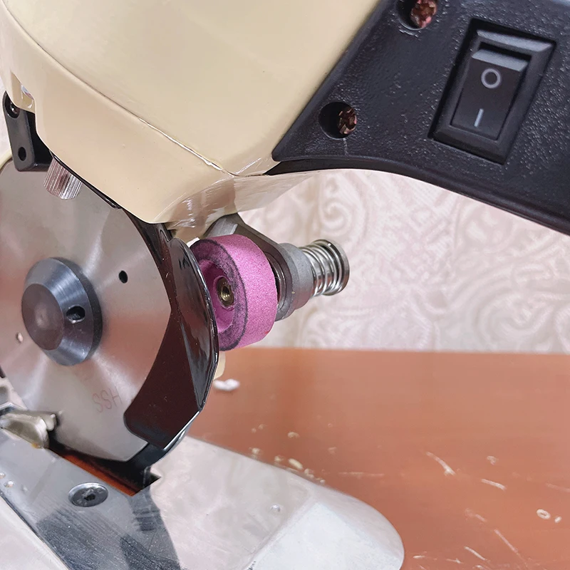 Mini  Fast Speed Round Knife Cutting Machine for Fabric Cutting Machine Garment Cloth Textile