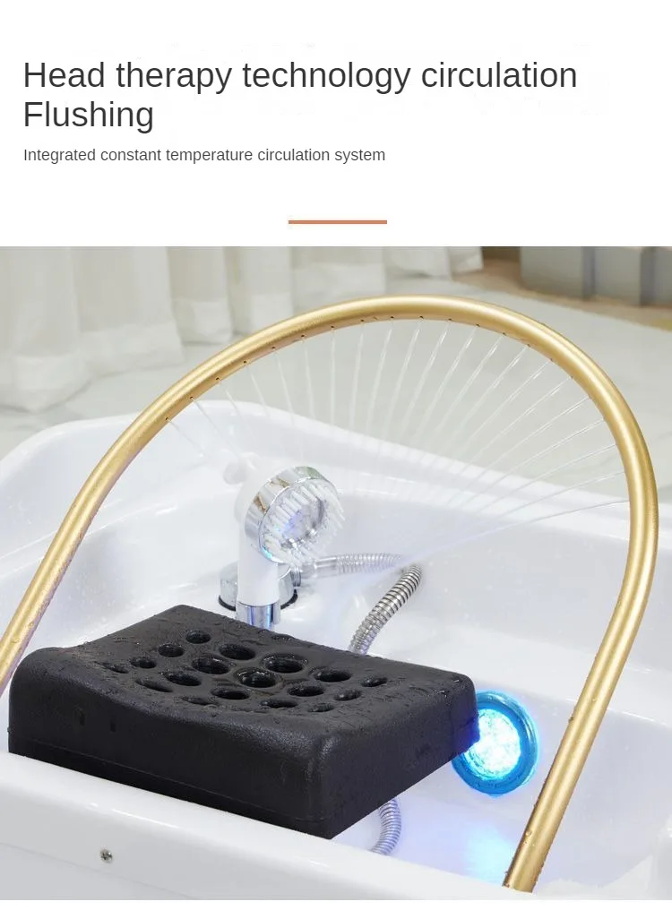 Professional Head Spa Backwash Shampoo Bowl Sink Portable Shampoo Bowl