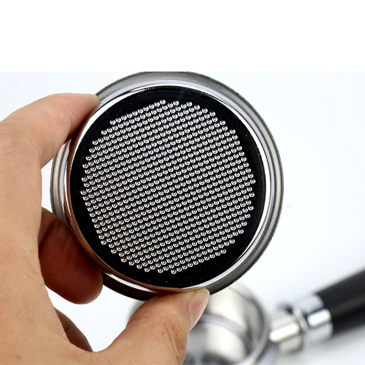 51mm 51mm 58mm single spout stainless steel espresso coffee portafilter with wooden handle