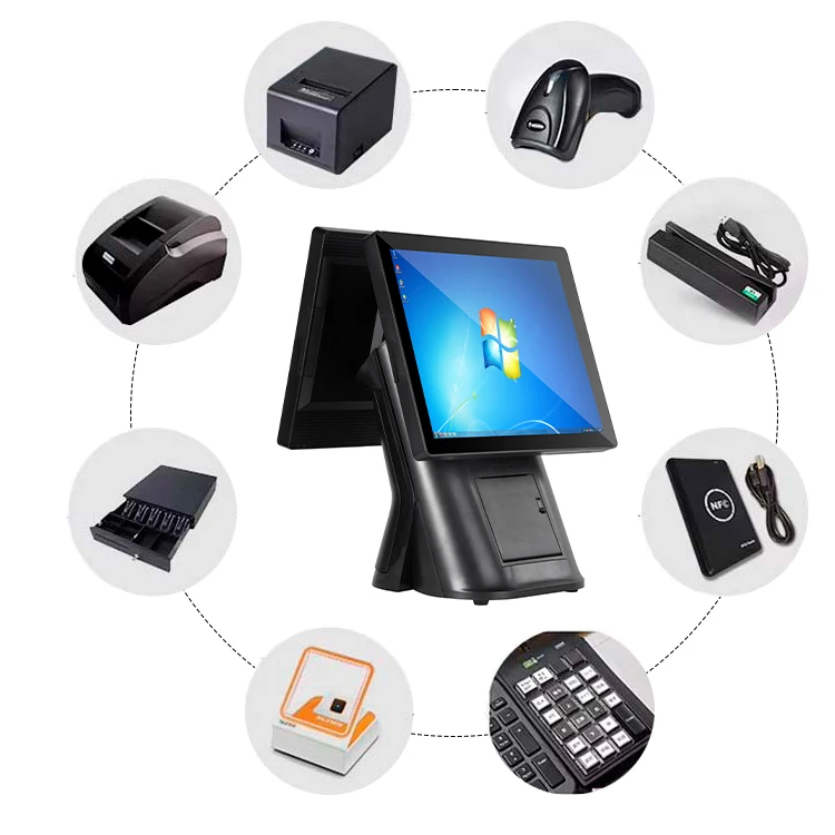 Smart 145Inch Mini Cash Registers Small Sistema Pos Cashier Touch Screen Pos Machine for Nepal Supermarket