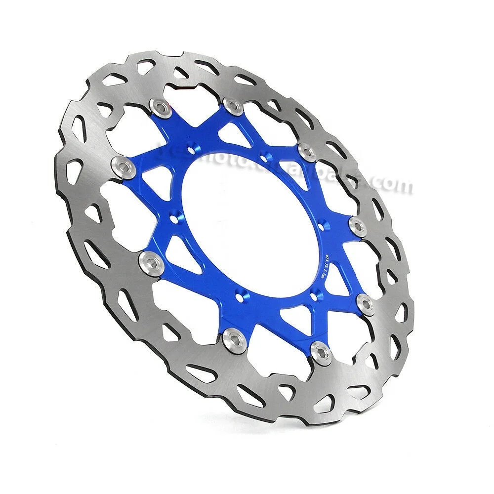 Мотоцикл передний плавающий тормозной диск ротор и кронштейн для YAMAHA YZ 125 98-07 WR 125 98-07 WR 250 98-07