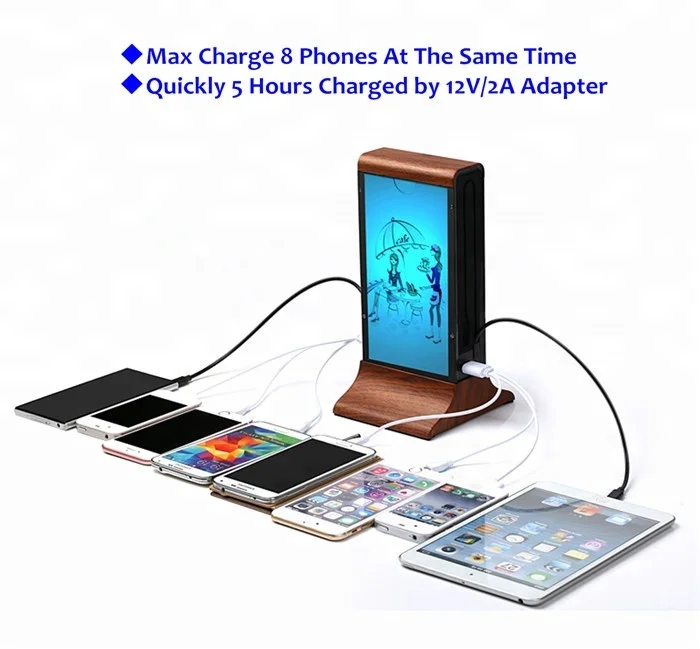 FYD-835B меню таблицы Power Bank со светодиодной подсветкой в 20800 мА-ч для рекламы 18650 литиевая батарея 5В/Макс 8A cocopower