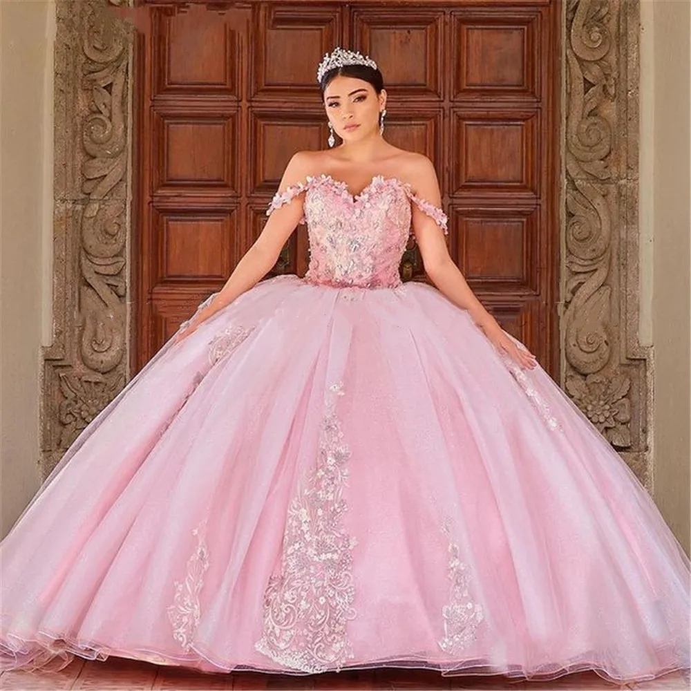 Vestidos de quinceañera online rosa