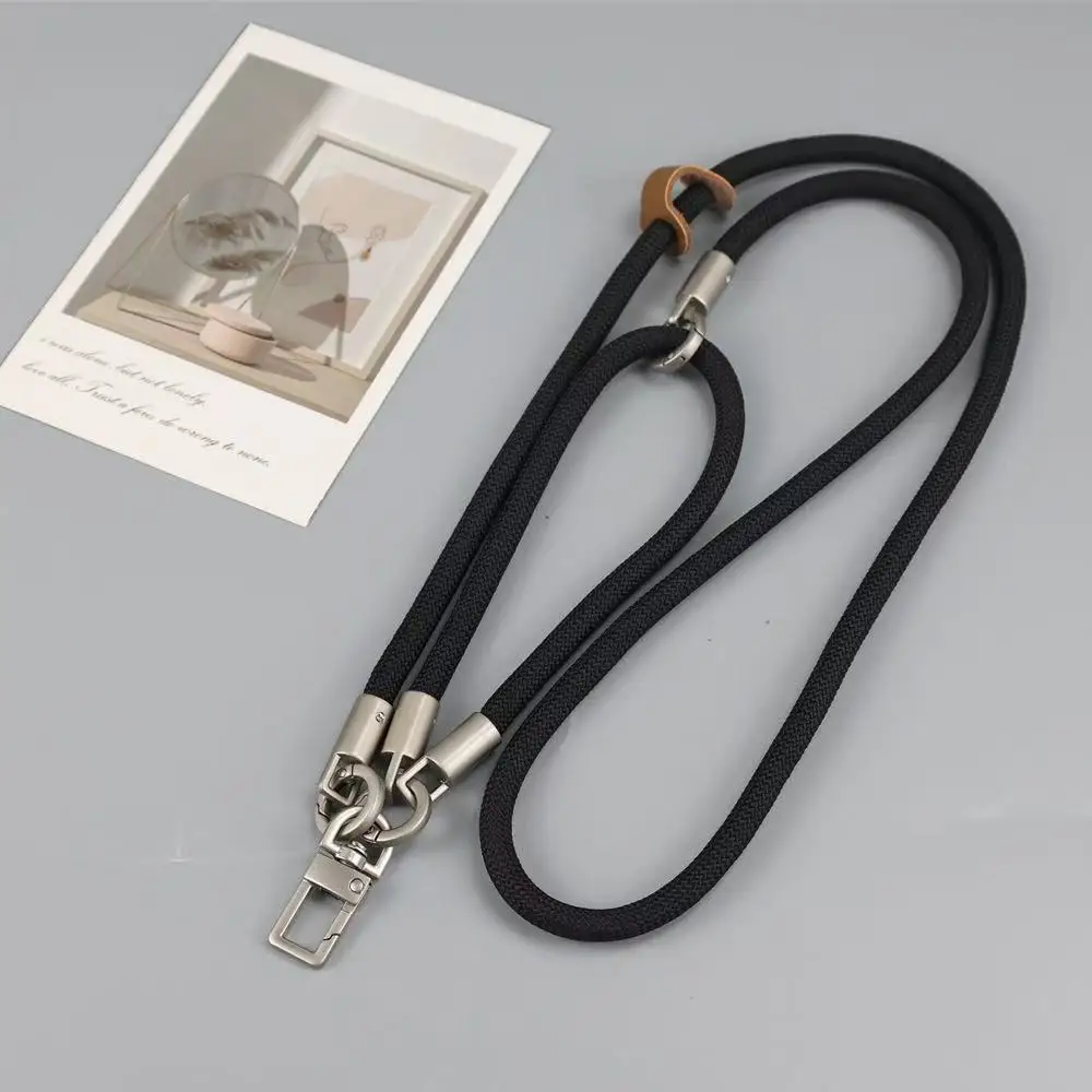 Newest Anti-lost Metal Lock Adjustable Wrist Strap 2 in 1 Mobile Phone Lanyard Hanging Neck Crossbody Shoulder Strap Accessories