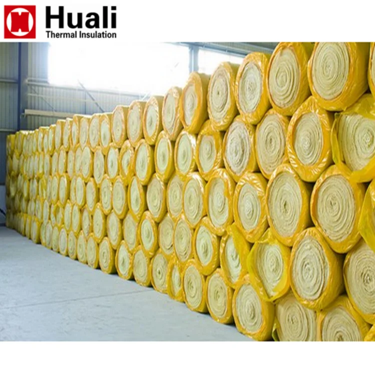 Fsk Faced Fiberglass Insulation Blanket Glasswool Roll Aluminum Foil